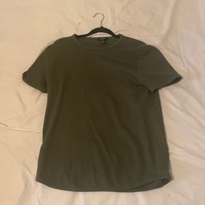 Army green forever 21 shirt for men.